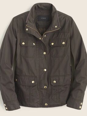 J. CREW Downtown Women Field Button up / Zipper Jacket Size M/Medium